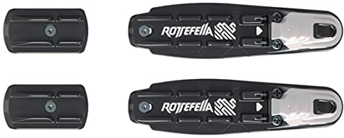 ROTTEFELLA Whitewoods NNN Auto Touring Basic - Fijaciones de esquí de fondo, color negro, par
