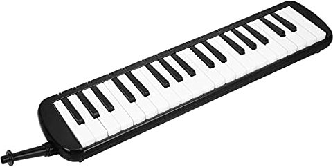 Melodica 37 Tasten Keyboard Wind Musikinstrument Professionelles Tragbares Melodica Training Geeignet für Anfänger(Blau)