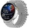 Smartwatch Herren Damen IP67 Wasserdicht Fitnessuhr Sportuhr Bluetooth-Anrufe mit Voll-Touchscreen und Herzfrequenz-Schlafmonitor 7 Tage Lange Akkulaufze Itmehrfach Sportmodi für IOS Android Silber