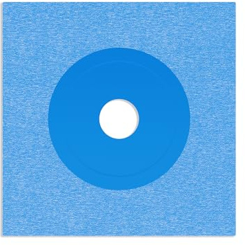 Isolbau Wandmanschette P3 Blau - 1 Stück 150 mm Dichtband - Wasserdichte Manschette für Sanitär, Dusche, Bad, Fliesen, Isolierung Abdichtung Dichtmanschette für Innen- & Außenbereich