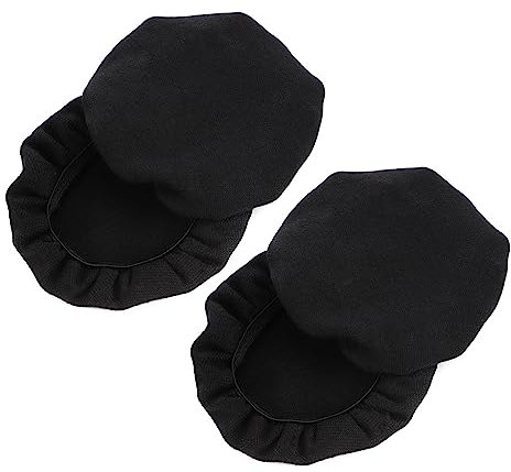 HOMOBABE Copri Auricolari Per Cuffie Elasticizzati in Cotone 4 Pezzi Grandi, Protezioni Per i Padiglioni Auricolari Anti Sudore e Antipolvere, Per Condivisione Igienica e Uso Quotidiano