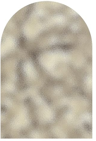 DEQORI Carta da parati da parete ad arco rotondo, autoadesiva, 100 x 150 cm, motivo struttura in raso nuvoloso, rimovibile, decorativa e indeformabile, per soggiorno, ufficio, corridoio o cameretta