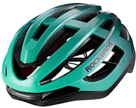 ROCKBROS Fahrradhelm Erwachsene MTB Rennradhelm Integrierter PC+EPS Magnetschnalle für Damen Herren M (54-59cm)/L(58-63cm)