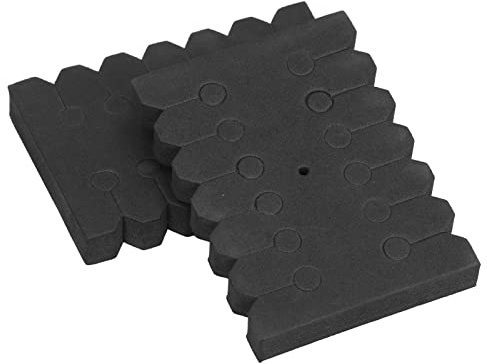 VBESTLIFE Archery Separator Rack,20Pcs Archery EVA Black Rectangular 12 Arrows Separator Storage Holder Accessories