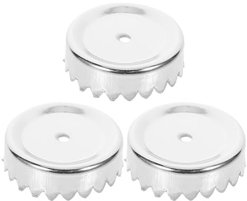 TOPBATHY Stainless Steel Magnetic Soap Holder 3-Pack Wall Mounted Soap Dish Caps for Bathroom Storage No Drilling Space-Saving Design