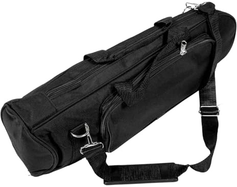 Cabilock Borsa Portatile per Tromba Oxford Nero Protezione Antiurto e Accessori per Accordatura, per Trasportare lo Strumento Sempre e Ovunque