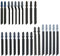 eMagTech 25x T-Shape Shank Jigsaw Blades for Soft Wood Plywood Fiberboard Plastic Metal Cutting 7 Styles HCS/HSS T119BO T119B T111C T218A T118A T118B T118G Power Tool Accessories