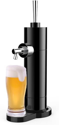 Máquina de cerveza de barril para el hogar, dispensador de cerveza portátil para mini barril de cerveza, bombas generadoras de espuma de cerveza de barril perfectas con grifo de cerveza, disfruta de