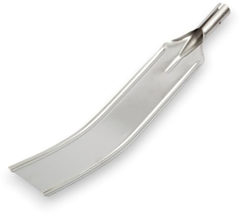 Briconess.com Grillschaufel aus Stahl für Öfen, 35 x 8 cm