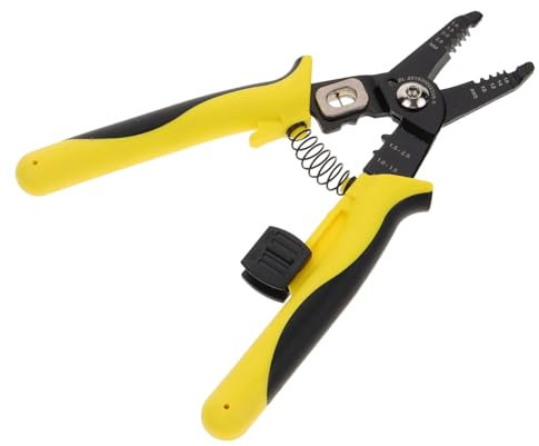 Tofficu Pelacables Herramienta Pelacables Portátil De Metal Cortador De Cables Eléctricos Hogar Alicates Para Uso Profesional Instalaciones Eléctricas