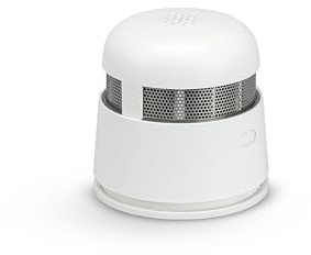 Garza - Detector de Humo Fotoeléctrico con Sensor Láser de Alta Precisión, Alarma Antihumo para Techo, Fácil Instalación y Alta Sensibilidad