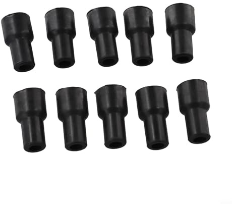 Lot de 10 connecteurs de bougie d'allumage 90919-11009, en caoutchouc noir, pour Yaris, Vios, Camry, Prius