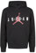 Jordan Air Jumpman Fleece-Hoodie für große Jungen, Premium-Wärme, feuchtigkeitsableitend, ikonischer Stil, Schwarz, Größe M, Schwarz, Medium
