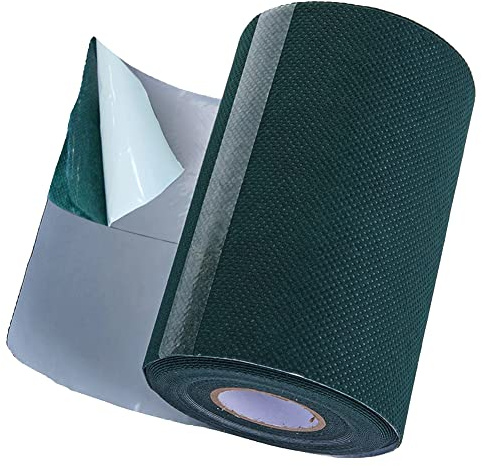 Artificial Grass Joining Tape, Centre Peel Off Fake Grass Self Adhesive Lawn Tape Seaming Tape for Connecting 2 Pieces Turf Carpet, 15cm x 10m