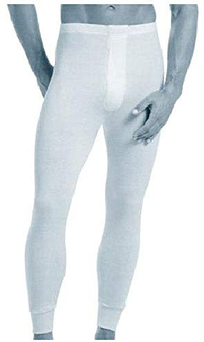 Abanderado Termal Fibra Invierno Calzón Largo Pantalones térmicos, Azul (Celes), XL para Hombre