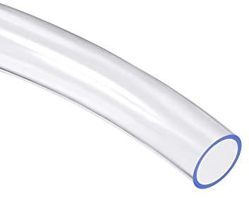 QUARKZMAN 25mm x 30mm 3Pi Transparent Vinyle Tube x 1PCS Plastique Flexible Tuyau Tube pour Industriel Agricole Ingénierie, [PVC]