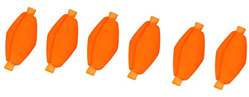 Haofy Fly Fishing Football Bite, Strike Indicators Fly Fishing, 6Pcs Set 2Colors Fly Fishing Buoy Bobbers Foam Strike Indicator Fishing Tackle (Red)