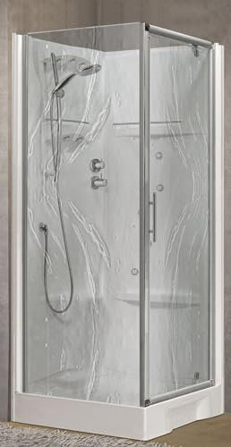 Novellini New Holiday GF90 Idromassaggio 90x90 cm Cabina Doccia Mul