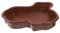 Toddmomy Reptile Water Bowl Bathtub Extra Large Tortoise Soaking Tub Reptile Pond Sturdy and Comfortable Habitat Accessory