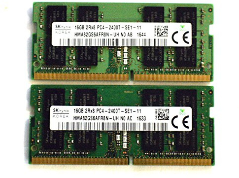 Hynix 32GB 2RX8 PC4-2400T-SE1-11 HMA82GS6AFR8N-UH N0 DDR4-2400 SODIMM