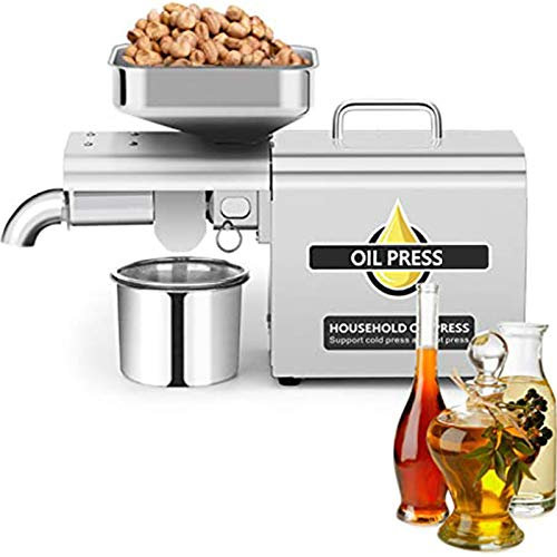 CGOLDENWALL Automatische Ölpresse Maschine Home Heiß/Kalt Öl Extraktion Industrie Motor Alle Edelstahl für Olive Kokosnuss Sonnenblume Walnuss Sesam CE