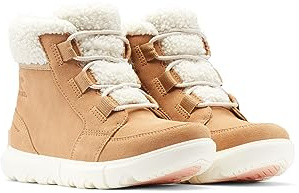 Sorel Explorer Carnival WP, Botas de invierno impermeables, Mujer, Canoe Sea Salt Explorer 2 Carnival Cozy, 40.5 EU
