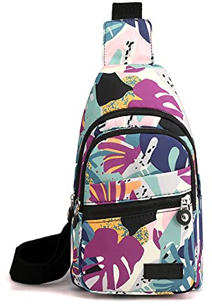 Long Keeper Mochila Bandolera Hombre Mujer - Bolsos de Hombro Impermeable Sling Bag Chest Bag Bolsa de Pecho Antirrobo para Viaje Senderismo Outdoor