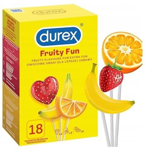DUREX FRUITY FUN Kondome, 18 Stk.