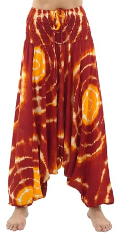 PANASIAM Aladin Pants Sunrise, red orange, L