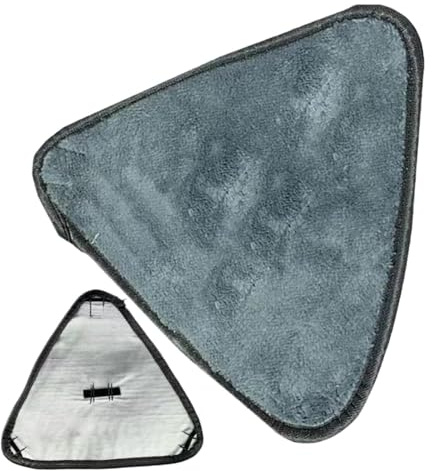 Repuestos para Fregona - Triangular Paño de Limpieza Reutilizable y Lavable,Repuestos para Uso en Húmedo - para Suelos, Madera, Hogar, Polvo, Baño, Cocina, Salón, Dormitorio, Balcón,