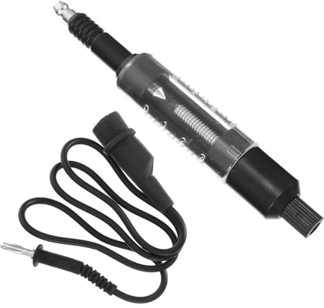 HYTROVE Probador de Bujías Portátil para Coche Carcasa de Abs y Aleación de Aluminio, Detector del Sistema de Encendido y Comprobador de Bobina Activada, Uso Amplio