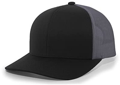 Pacific Headwear Trucker Snapback Cap â€“ Classic Mesh Breathable, Structured Fit & Adjustable Sports Hat RN