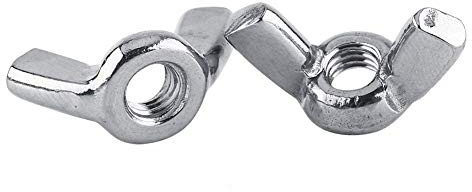 10st Rostfritt Stål Vingmutter Vingskruvar Kronmutter DIN315 SS316 M3/M4/M5/M6/M8 (M6)