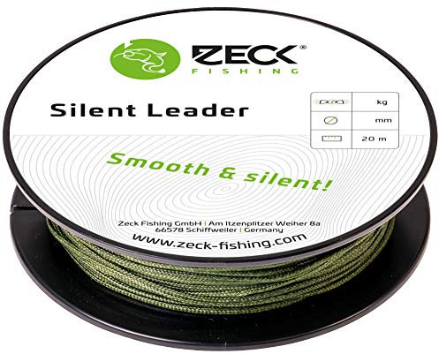 Zeck Silent Leader 20m geflochtene Schnur Wallervorfach, Durchmesser/Tragkraft:0.9mm / 68kg
