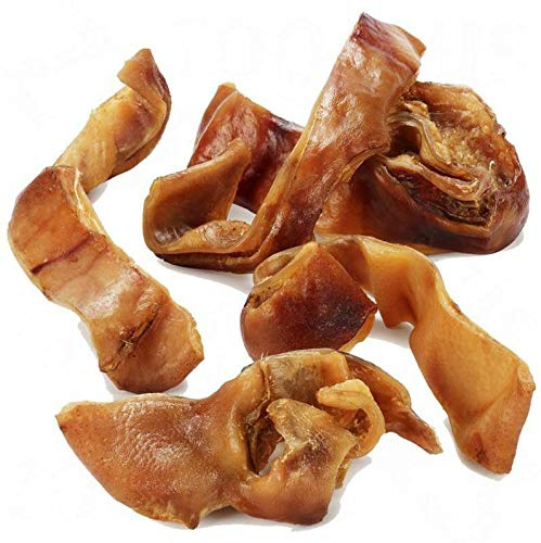 Pig Ear Strips Large Clean Natural British Tasty Treat Reward 500g Bag