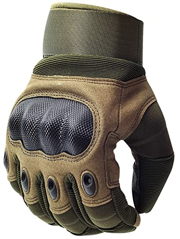 COZOME Motorradhandschuhe Herren, Starke Handschuhe Motorrad mit Protektoren, Sommer Atmungsaktiv Handschuhe mit Touchscreen für Motocross, Quad, Moped, Roller, Mountainbike