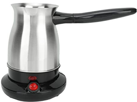 Percolateur électrique Cafetière Percolateur Cafetière 600 Ml Café électrique Chauffage Cafetière Pot Acier Inoxydable Bouilloire électrique EU Plug 220V 600W