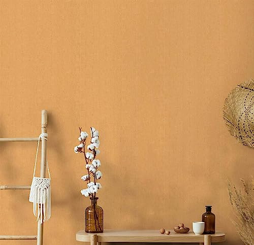 marburg papier peint orange rayures papier peint intissé pour salon ou chambre à coucher Made in Germany 10,05 x 0,75 m