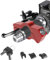 Flaconi Motorcycle Lock,Motorcycle Locks Anti Theft,Motorcycle Throttle Lock,Motorcycle Brake Lock,Motorcycle Locks,Motorcycle Anti Theft,Suitable for Mopeds, Motorcycles, Scooters, ATVs(Red)