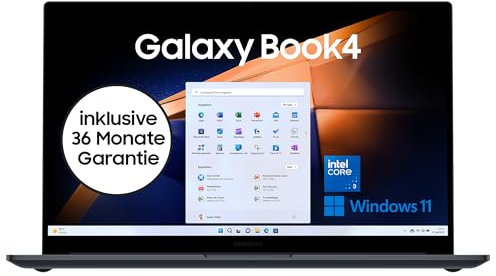 Samsung Galaxy Book4 Notebook, 15,6-Zoll-Display, Intel Core i3-Prozessor, 8 GB RAM, Laptop mit 256 GB Speicher, Gray, 3 Jahre Herstellergarantie, Windows 11 Home [Exklusiv auf Amazon]