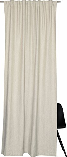 Esprit Home 70334-030-140-250 Baia Schal mit verdeckter Schlaufe, Stoff, Natur, 250 x 140 cm