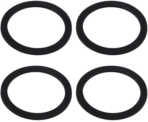 ECSiNG 4 st 90 mm duschbricka bas fälla avfall reservgummi avfallstätning 105 mm x 85 mm x 4 mm reservgummitvätt för badrum duschbricka avfall O-ring
