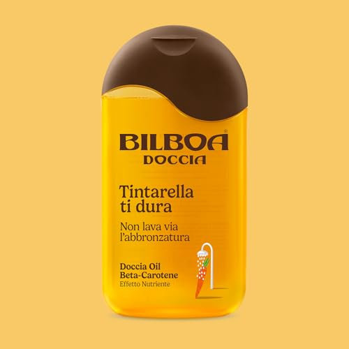 Bilboa Duschöl Beta-Carotin, Tintarella Ti Dura, wäscht nicht die Bräunung, pflegende Wirkung, dermatologisch getestet, 220 ml