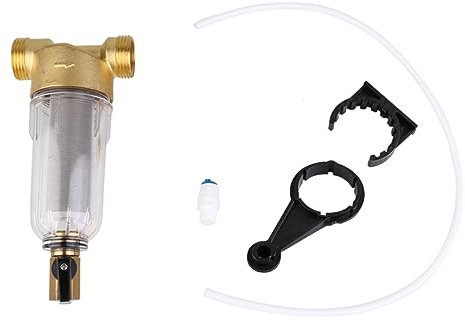 Milisten Filtre à Sédiments Pour Eau Domestique Robinet Lavage Détartrage Eau Protection Canalisations Et Appareils