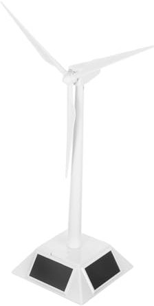 ibasenice Modèle Éolienne à Énergie Solaire Décoration De Bureau Jouet Éolienne Solaire pour Jardin