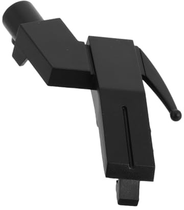 Vaguelly Supporto Accessorio Versatile per Testina Giradischi in Plastica Nera Migliora la Qualità del Suono per Aghi Fonografici per Appassionati di Musica a Casa