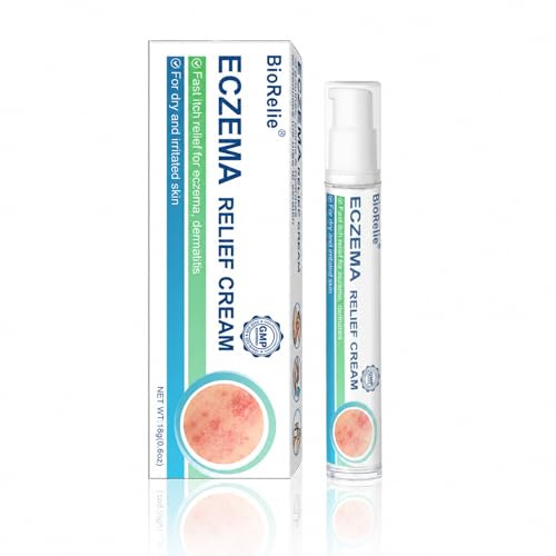 Crema para el Eczema y Picor - Alivio Rápido del Eczema y Dermatitis - Calma la Irritación y el Enrojecimiento de la Piel - Con Extracto de Avena 18g