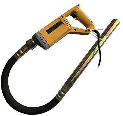 SHZICMY Betonrüttler, 850W Beton Rüttelflasche, Innenrüttler Flaschenrüttler Handrüttler Elektro Rüttler mit 1m Schlauch, Nadeldurchmesser 35 mm, Schaftlänge 100 cm