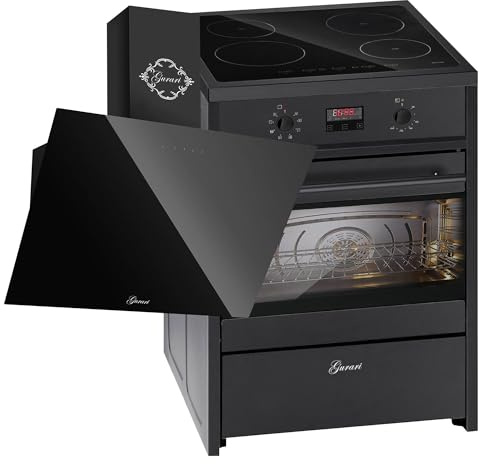 GURARI GCH E 911 R cucina a gas a libera installazione+piastra grill, cucina a gas elettrica a libera installazione 90 cm/angolo cottura/ 4 kw WOK/acciaio inox/incluso adattatore WOK+piastra grill