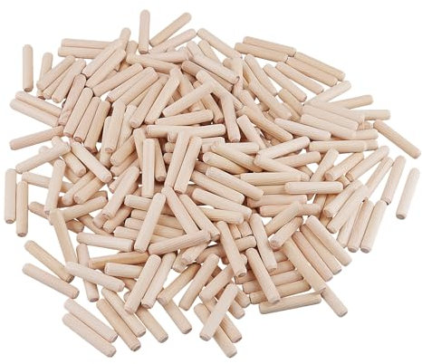 PUCSIQ 1000 Tacos de Madera, 8 x 40 mm, Tacos de Madera con Extremos Biselados, para Muebles, Carpintería, Manualidades
